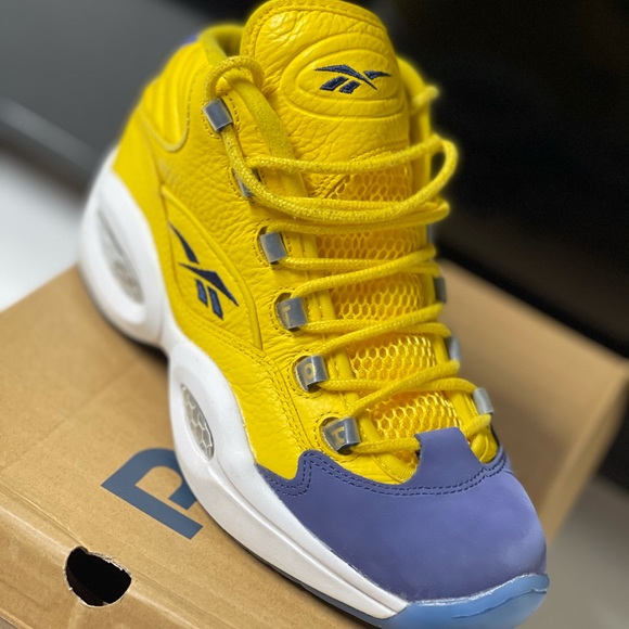 reebok question yellow blue